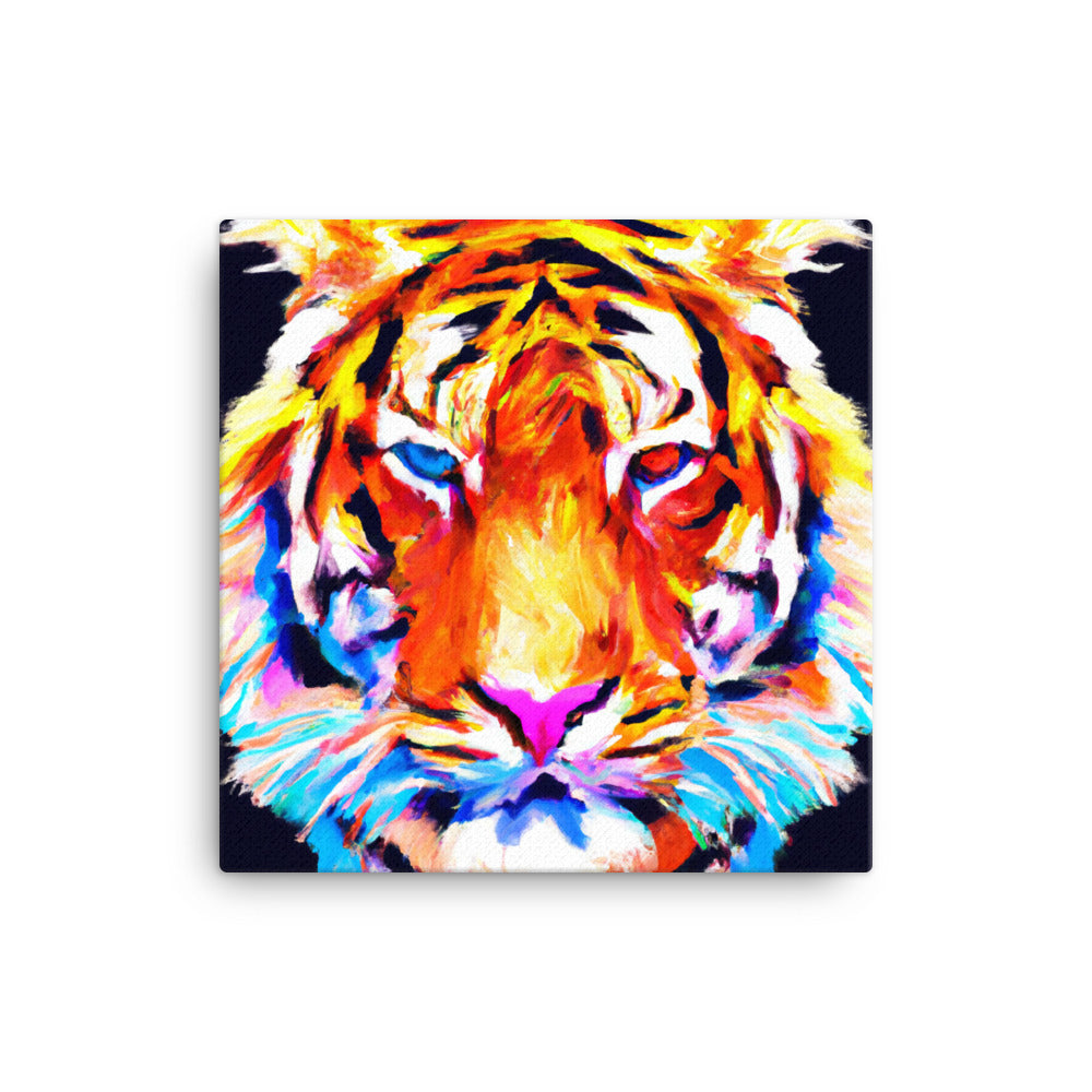 Pastel Tiger on Black