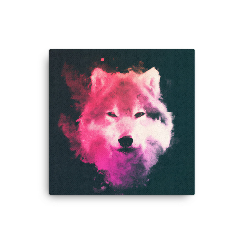 Pink tinted wolf (2 / 4)