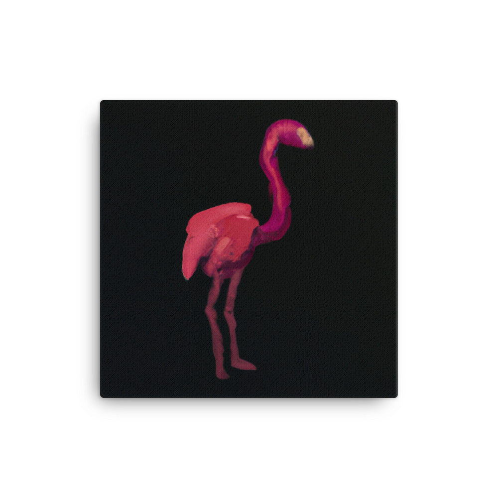 Flamingo on black (1 / 2)