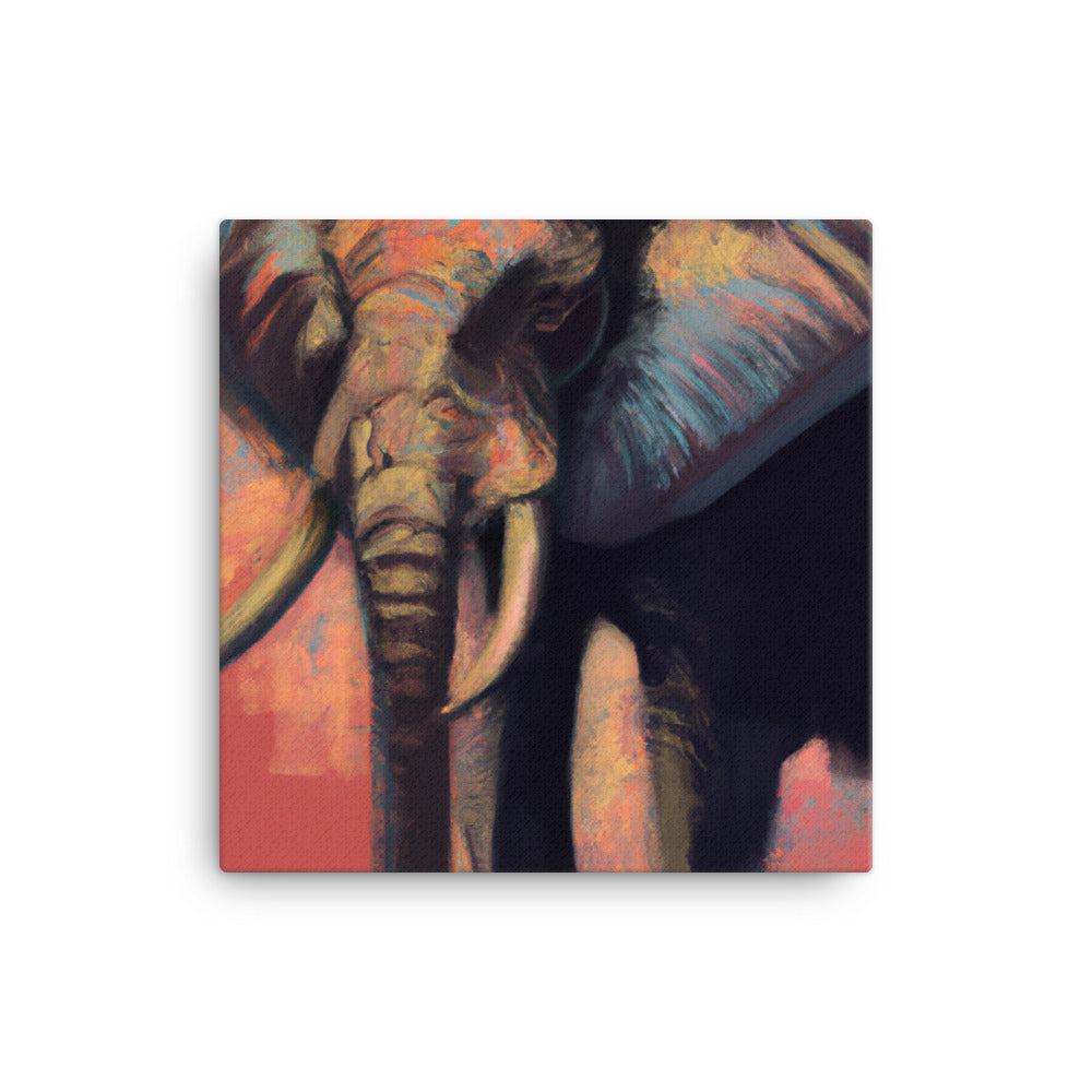Soft chalk elephant