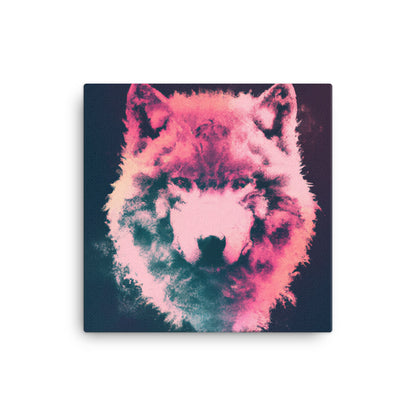 Pink tinted wolf (1 / 4)