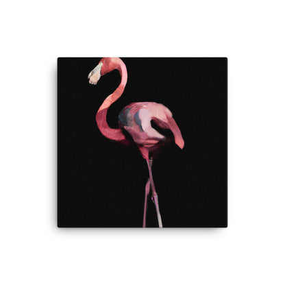 Flamingo pondering