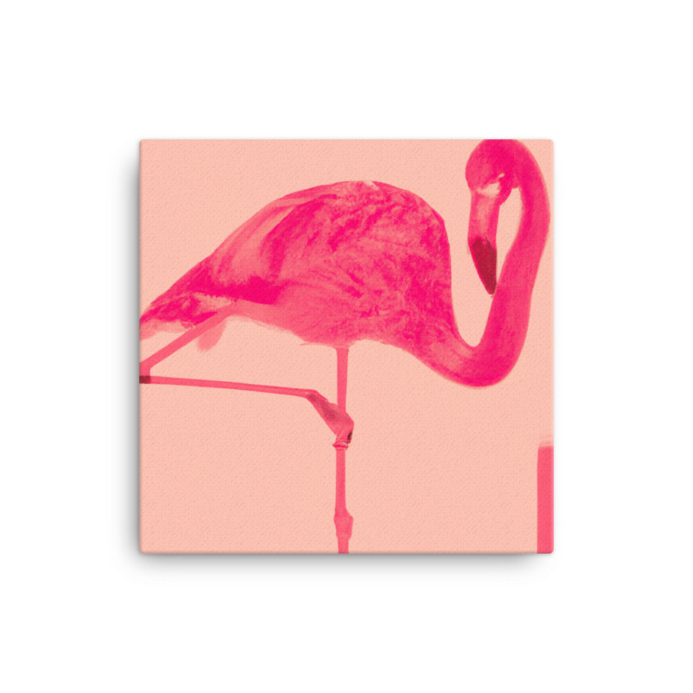 Pink flamingo elegance